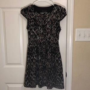 Black detailed dress